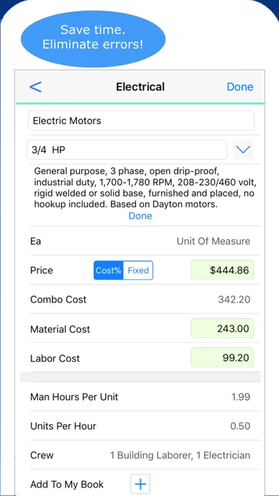 Electrician Invoice & Estimate سکرین شاٹس