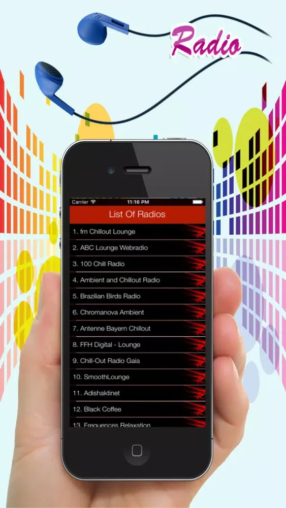 Capturas de pantalla de Ambient Music - Top Radio Stations - Live Player