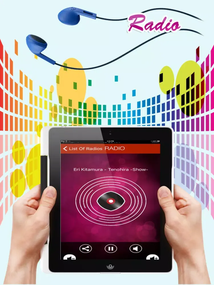 Tangkapan skrin Anime Radio - Best of Nihon Music Stations Pro iPad 