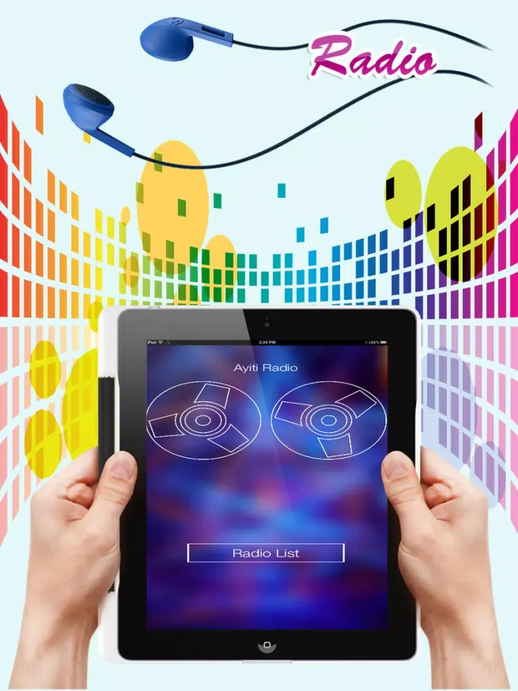 Ảnh chụp màn hình của Haiti radios - Meilleur joueur de musique FM Pro iPad 