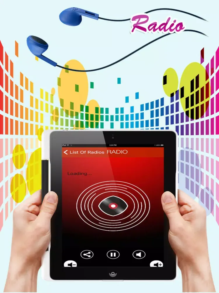 Ảnh chụp màn hình của Haiti radios - Meilleur joueur de musique FM Pro iPad 