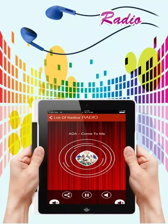 Iran Radios - Top Stations Music Player Iranian FM iPad 應用截圖