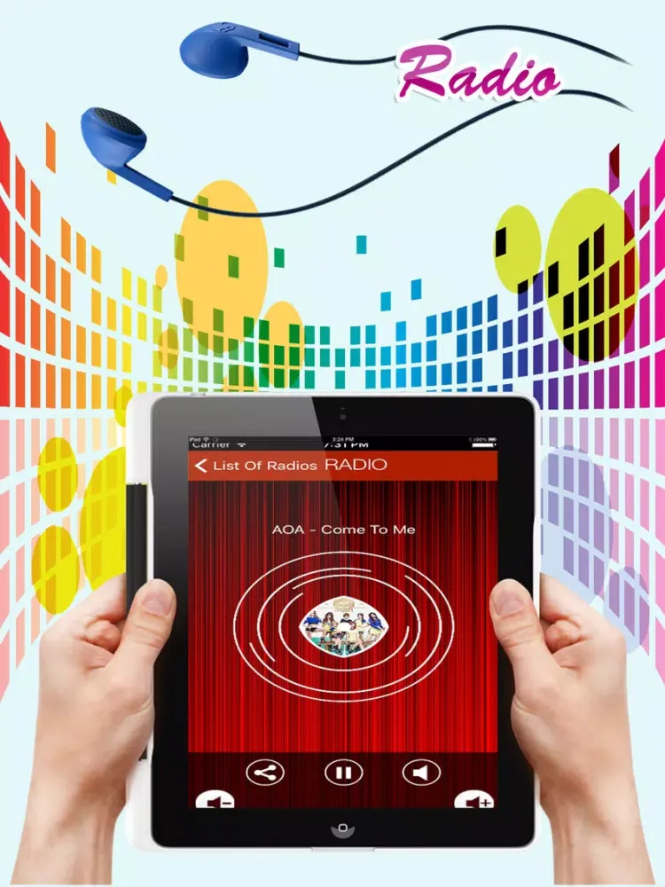 Captures d'écran de Iran Radios - Top Stations Music Player - Iranian iPad 