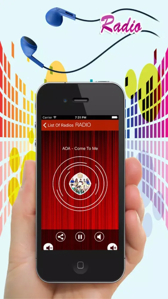 Captures d'écran de Iran Radios - Top Stations Music Player - Iranian