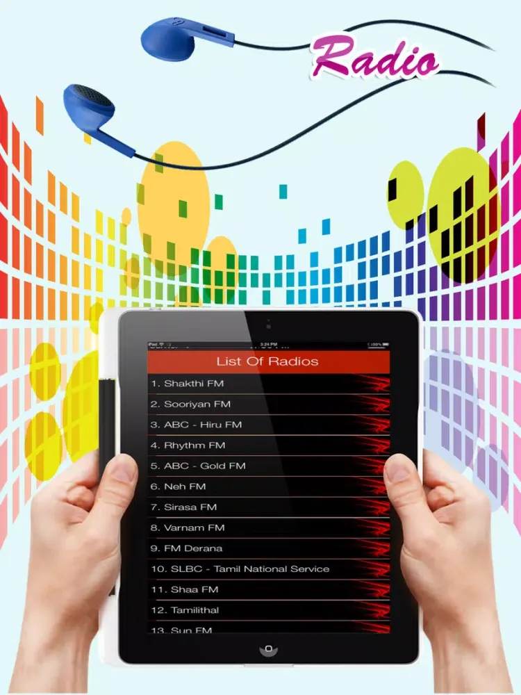 Скриншоты Sri Lanka Radio Stations - Best Music/News FM iPad 