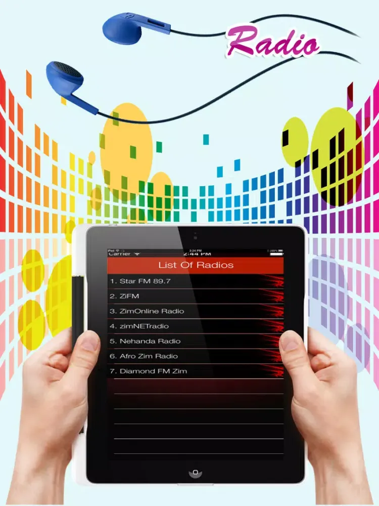 صور Zimbabwe Radio Stations - Best Music/News FM iPad 