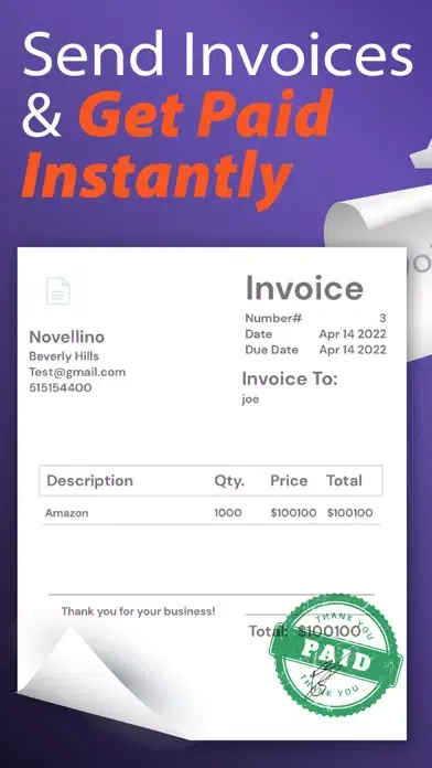 Capturas de pantalla de BillBook - Free Invoice Maker