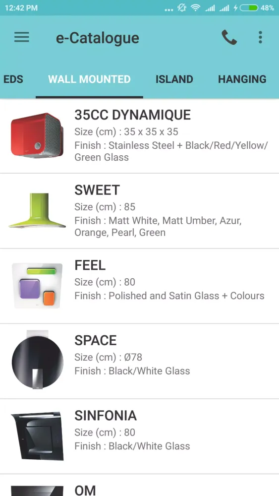 Tangkapan layar e-Catalogue