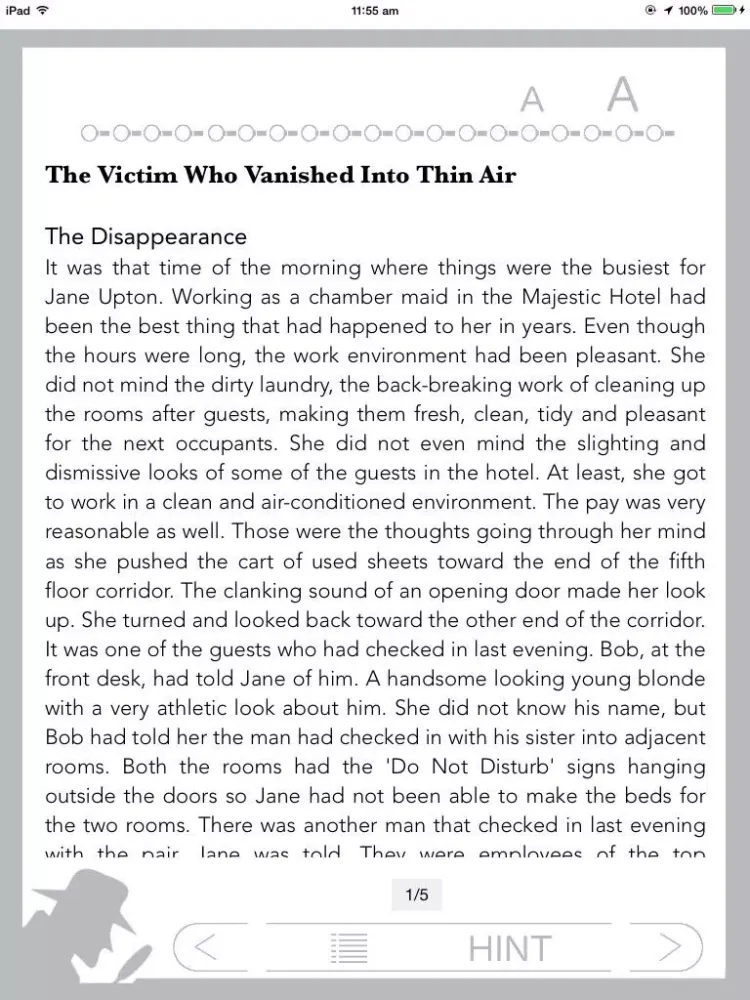 Скриншоты Richard Lane Mystery: The Victim Who Vanished Into Thin Air iPad 