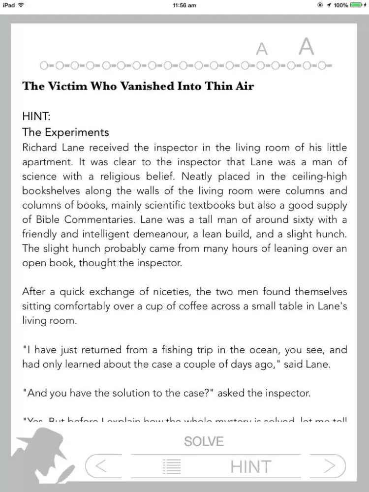 Скриншоты Richard Lane Mystery: The Victim Who Vanished Into Thin Air iPad 
