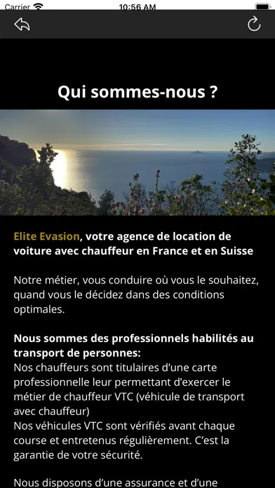 Elite Evasion-Chauffeur Privé應用截圖