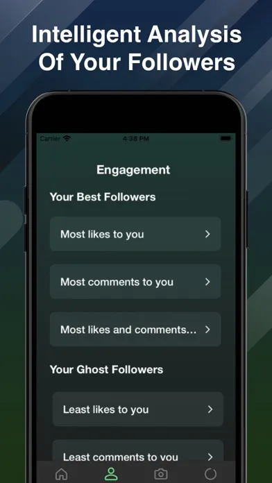 Captures d'écran de Followers Reports for ig Orz
