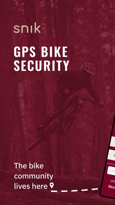Snik: GPS Bike Security應用截圖