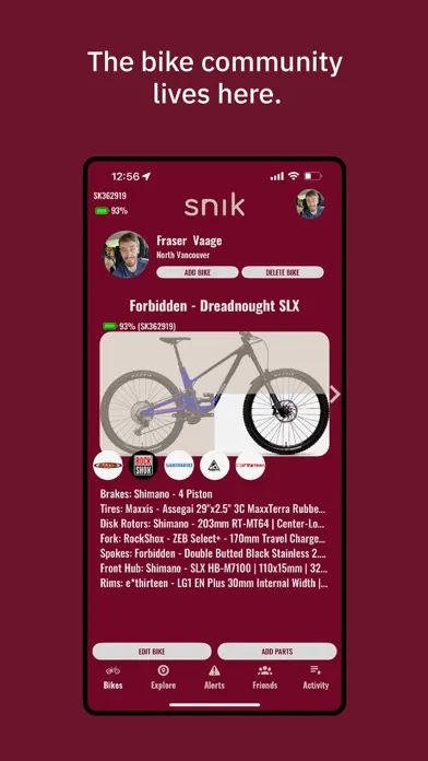 Snik: GPS Bike Security應用截圖