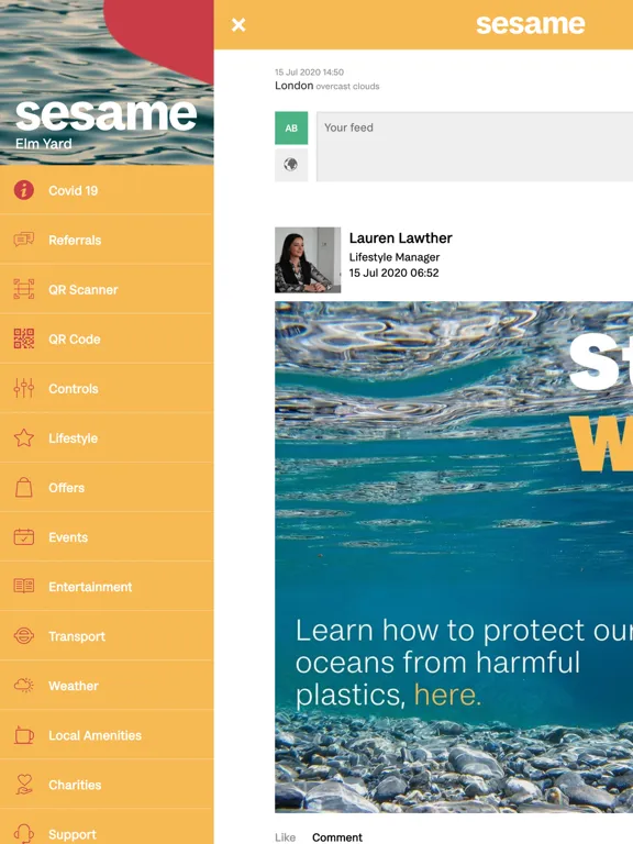 sesame: Elm Yard iPad  Screenshots
