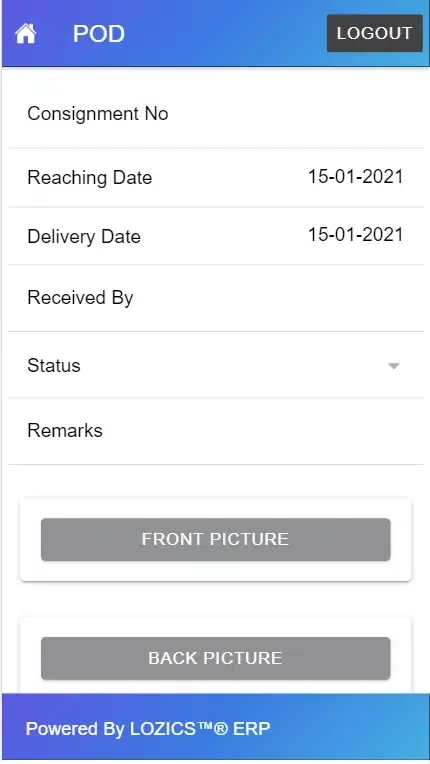 Lozics_App Ekran Görüntüleri