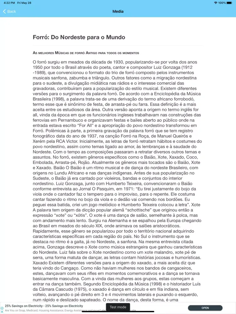 Forró da Antigas Nostalgia iPad  Ekran Görüntüleri