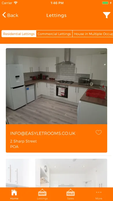 Captures d'écran de EASY LET ROOMS LTD