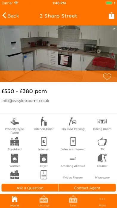 Captures d'écran de EASY LET ROOMS LTD
