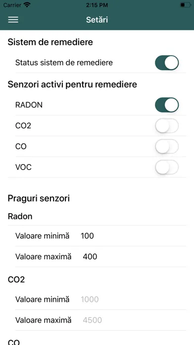 Smart Radon Ekran Görüntüleri