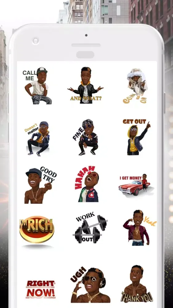 Tangkapan layar PhreshMoji