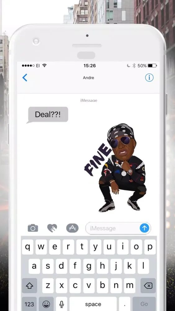 Tangkapan layar PhreshMoji