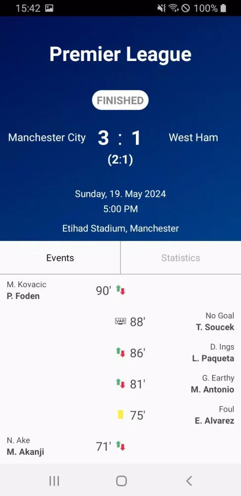 Football Schedule 2026 Screenshots