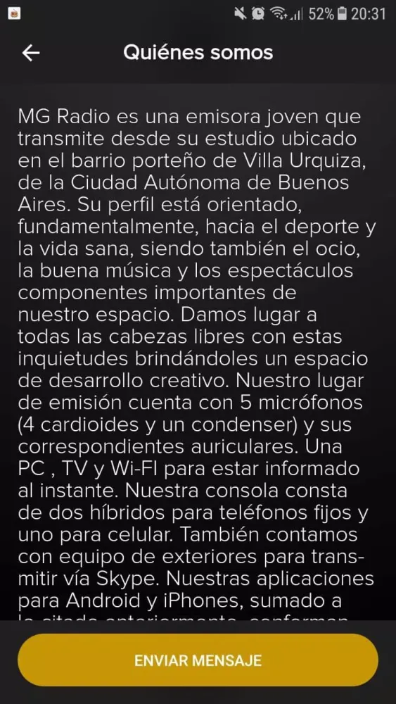 MG Radio Screenshots