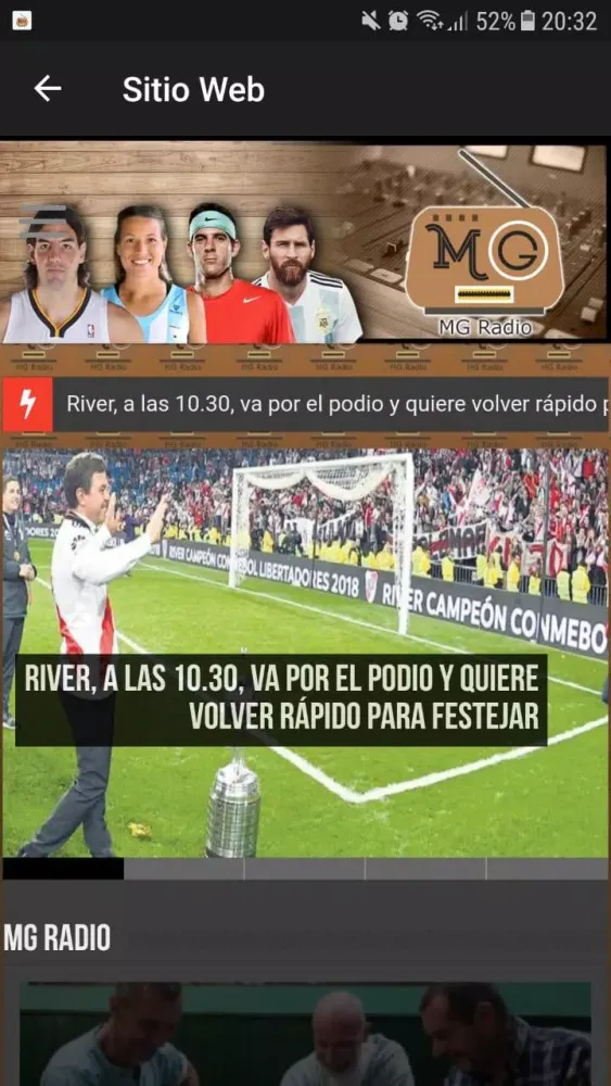 MG Radio Screenshots