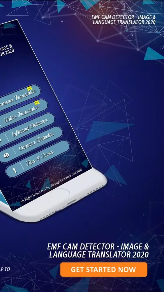 Capturas de pantalla de EMF Cam Detector & Translator