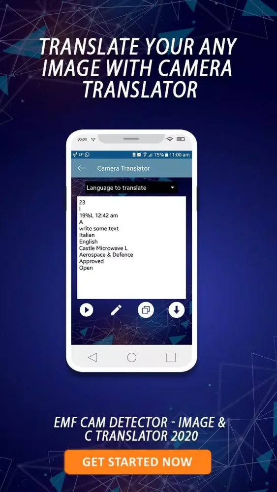 Capturas de pantalla de EMF Cam Detector & Translator