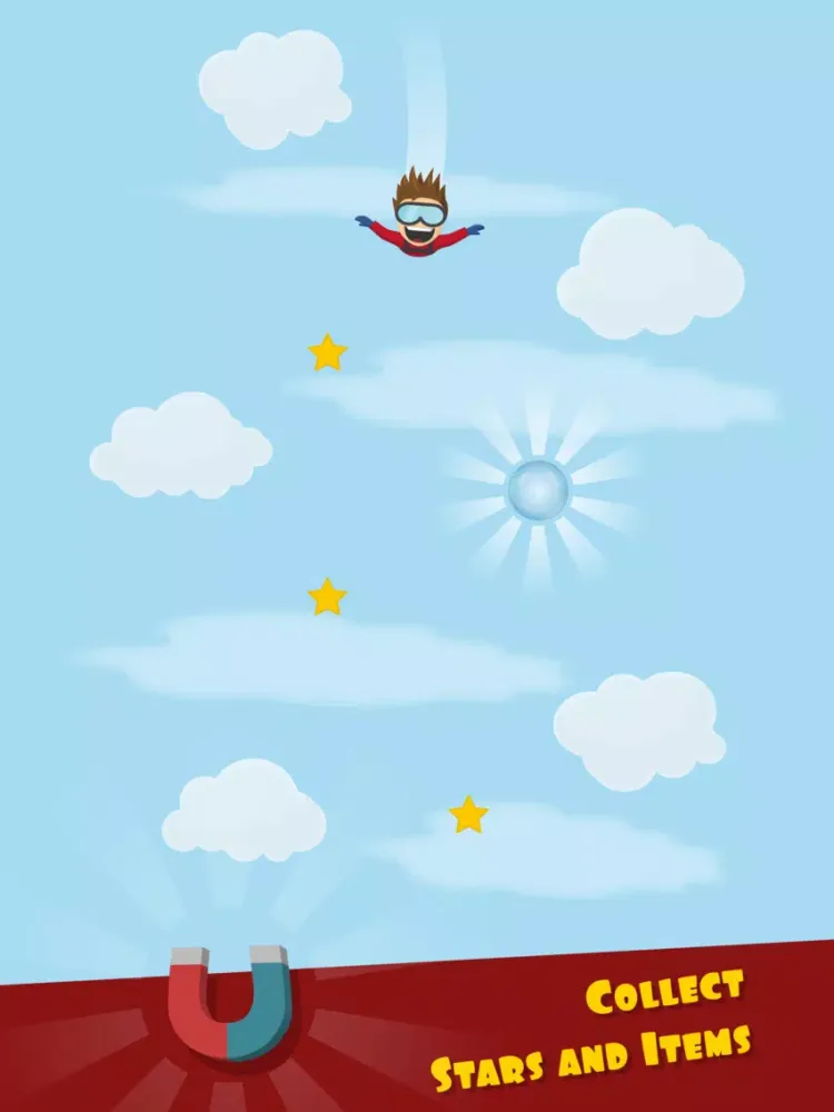 Screenshot di Crazy Skydive iPad 