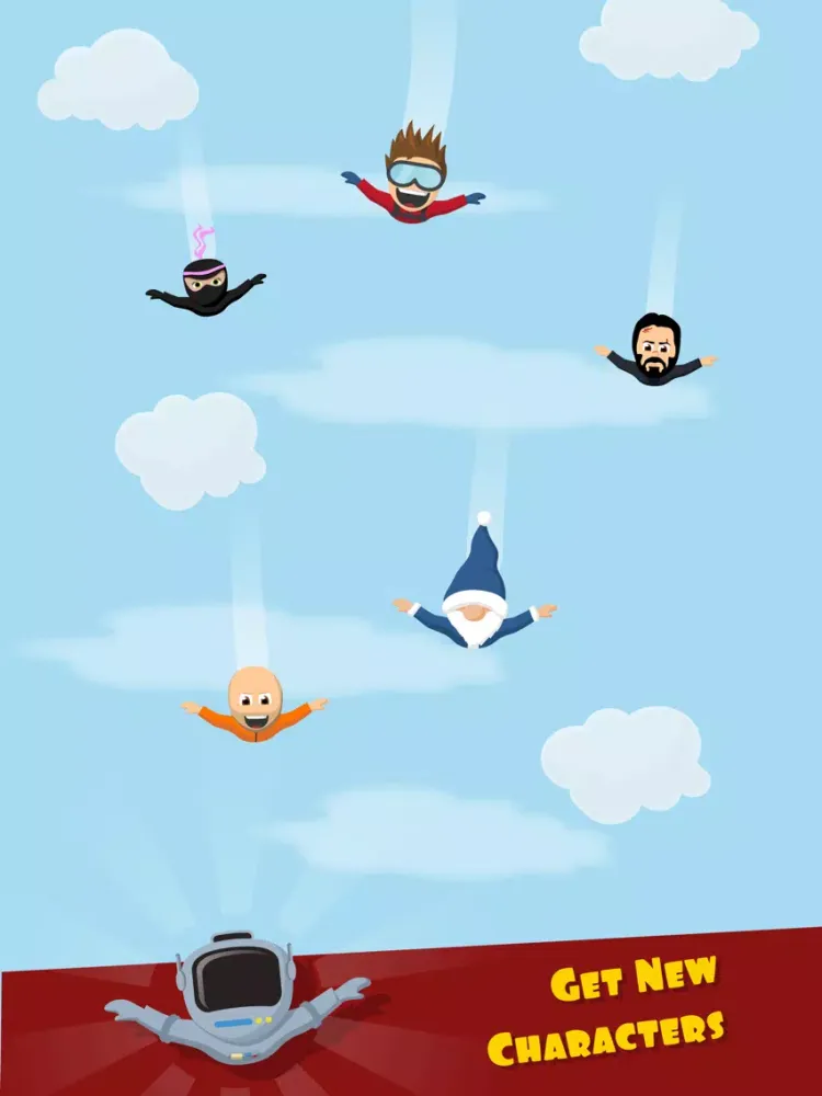 Screenshot di Crazy Skydive iPad 