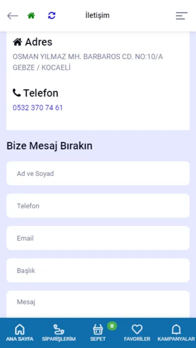 Tangkapan layar Emin Ambalaj Gebze