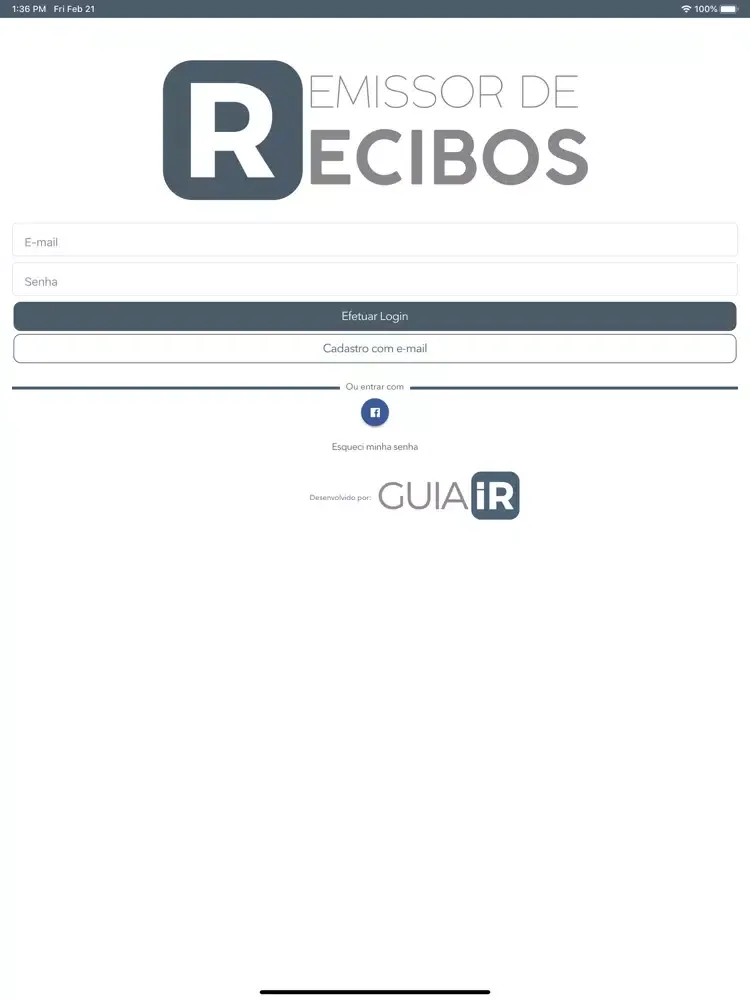 Emissor de Recibos iPad  スクリーンショット