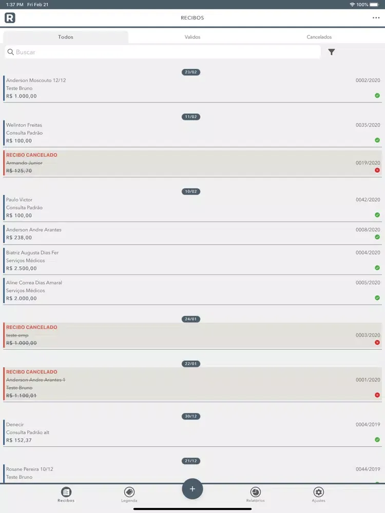 Emissor de Recibos iPad  スクリーンショット