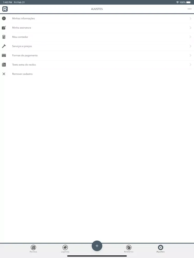 Emissor de Recibos iPad  スクリーンショット