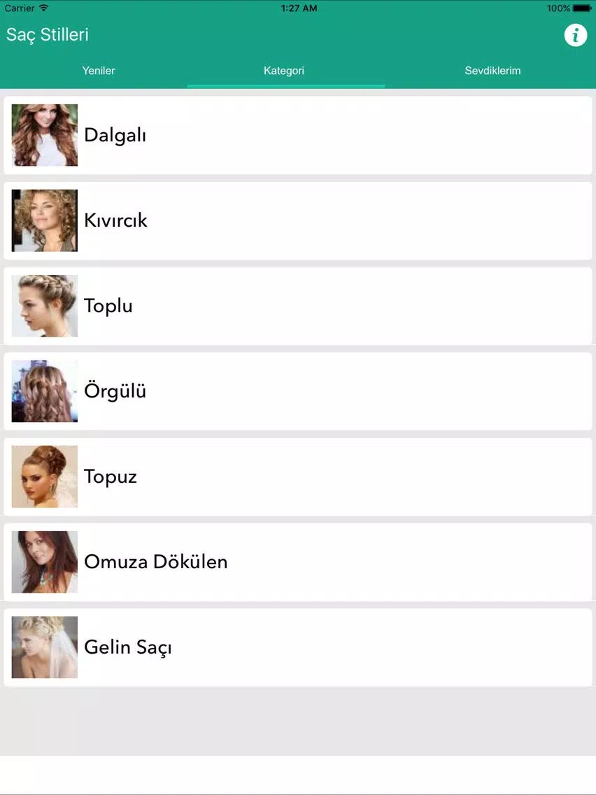 Saç Stilleri (Adım-Adım) iPad  スクリーンショット
