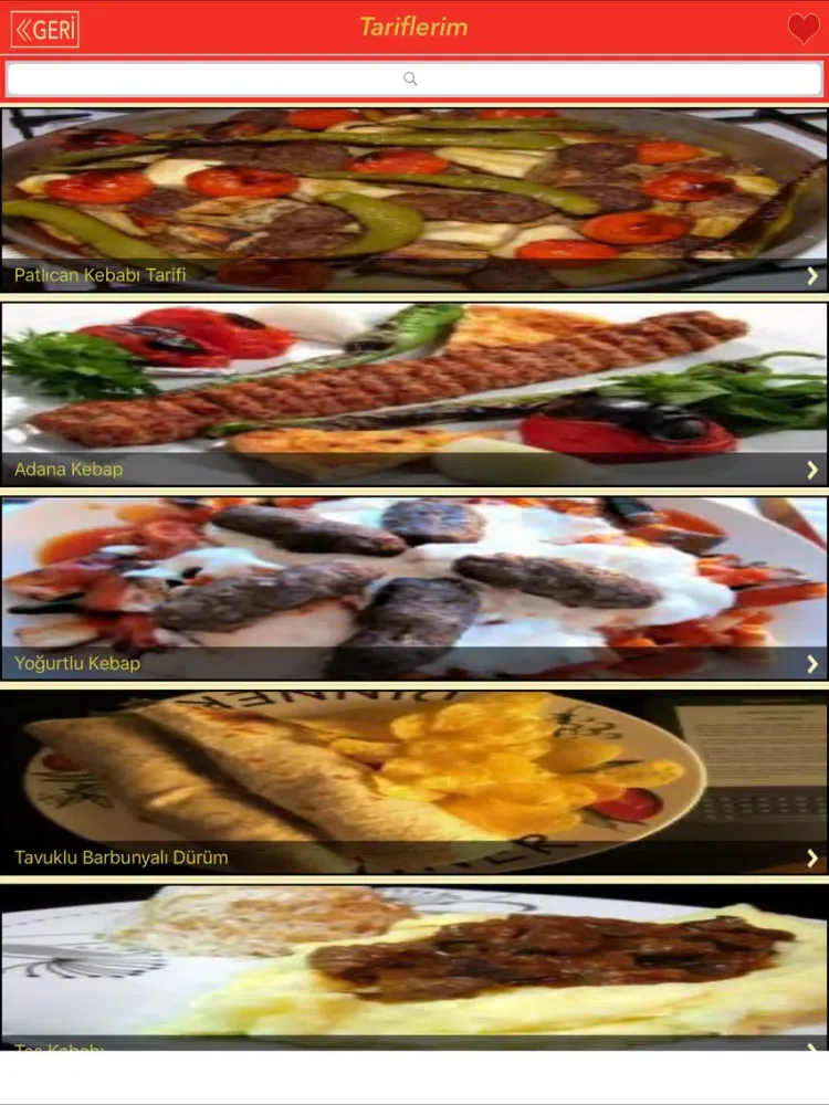 Capturas de pantalla de Yemek Tarifleri Resimli - Kolay, Pratik, Binlerce Yemek iPad 