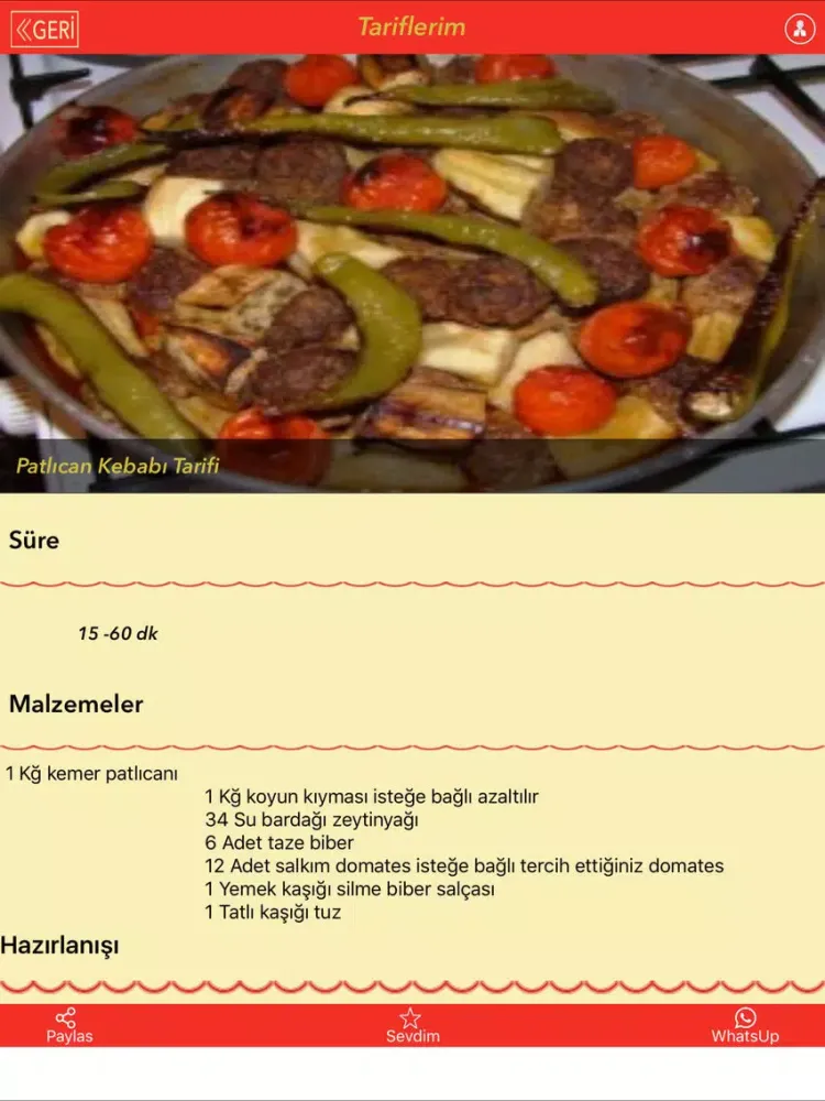 Capturas de pantalla de Yemek Tarifleri Resimli - Kolay, Pratik, Binlerce Yemek iPad 