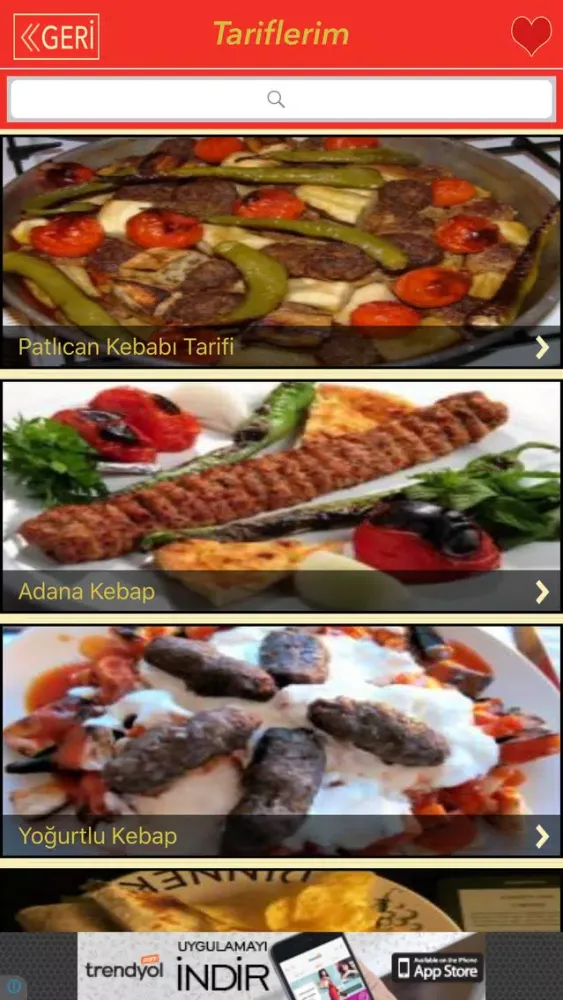 Capturas de pantalla de Yemek Tarifleri Resimli - Kolay, Pratik, Binlerce Yemek