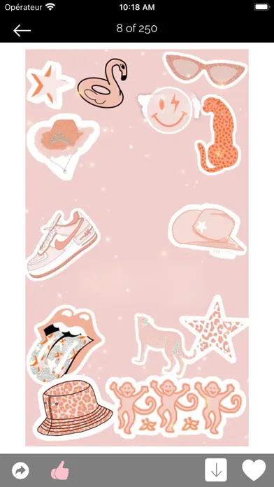 Capturas de pantalla de preppy wallpapers VSCO