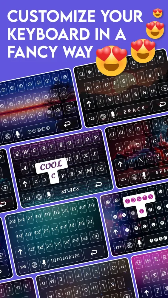Fonts Keyboard Screenshots