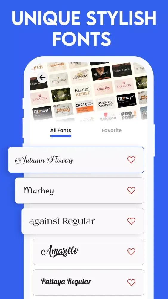 Fonts Keyboard Screenshots