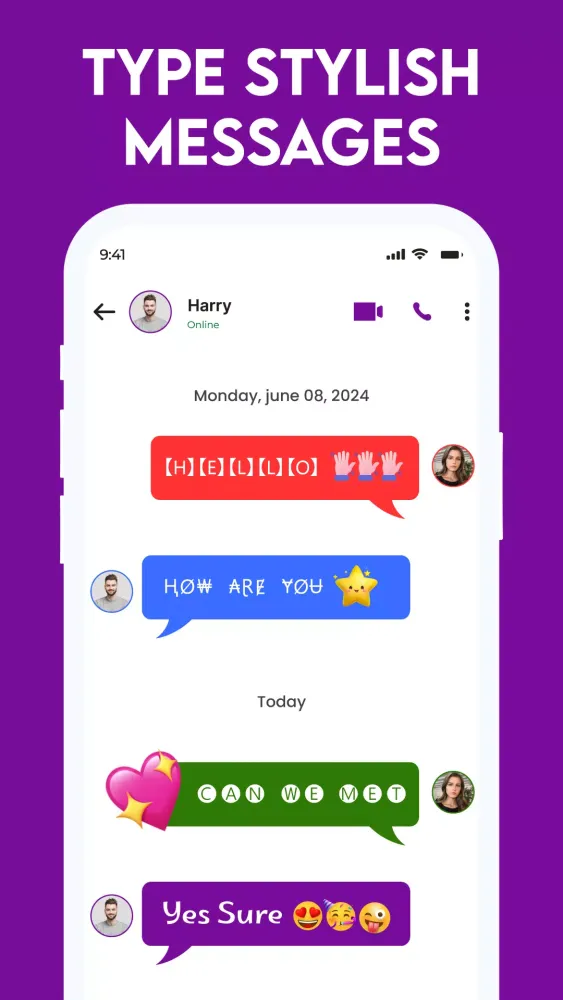 Fonts Keyboard Screenshots