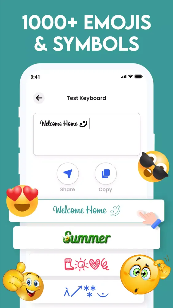 Fonts Keyboard Screenshots