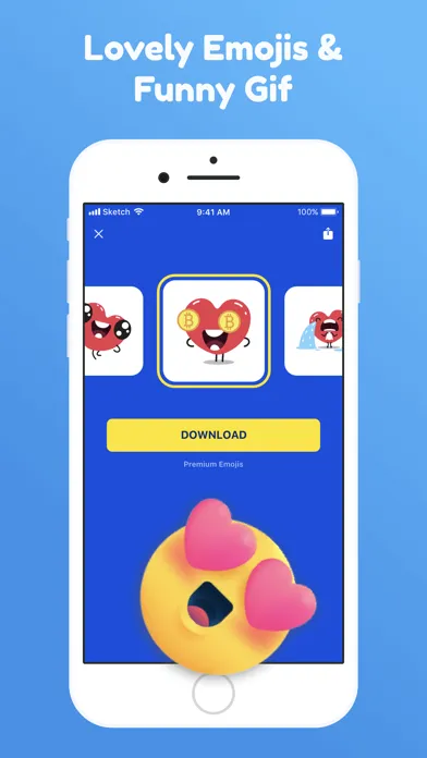 Скриншоты Funny emoji - custom my emojis