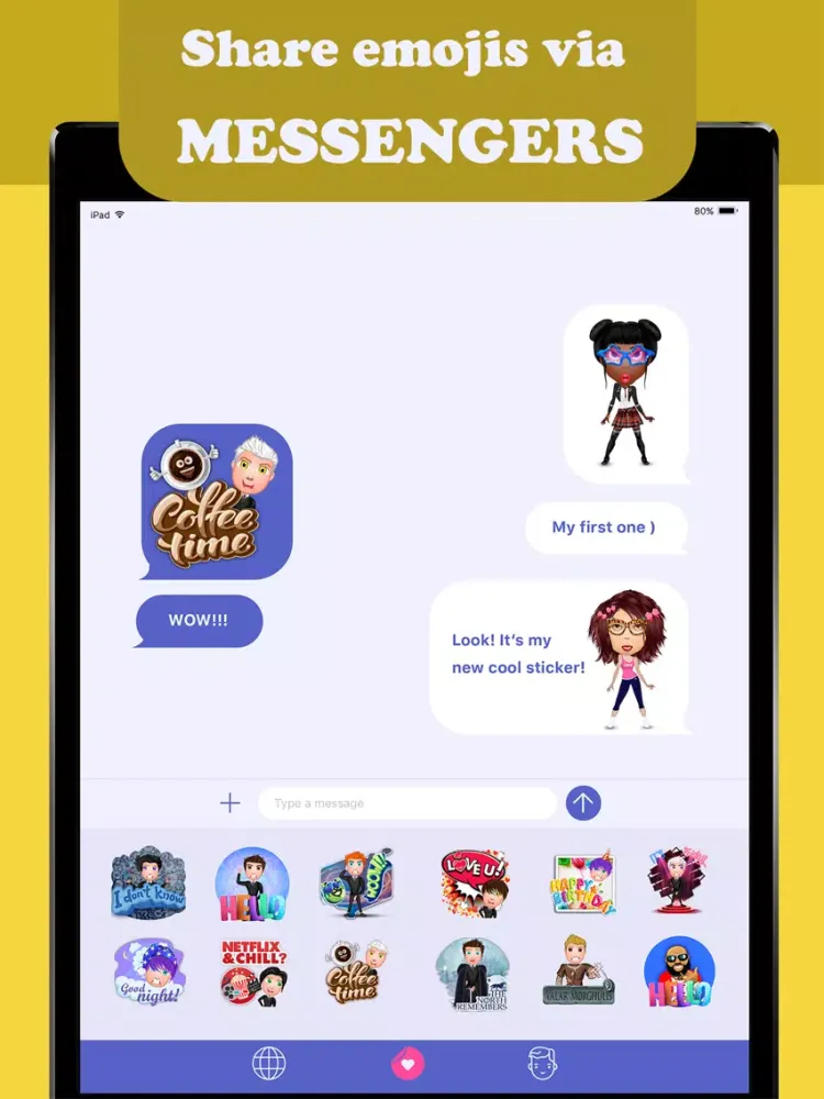 Emoji Maker - Hotmoji iPad  Screenshots