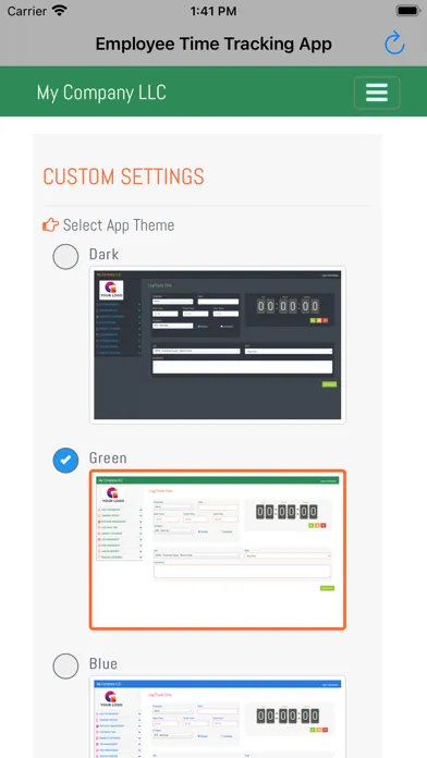 تصاویر Employee Time Tracking App
