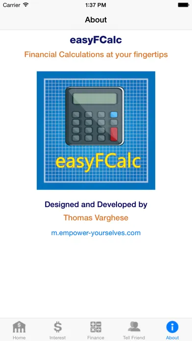 easyFCalc Ekran Görüntüleri
